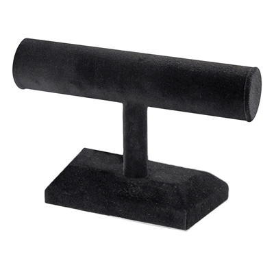 Black Velvet T-Bar Bracelet Display Stand