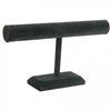Long Black Velvet T-Bar Bracelet Display