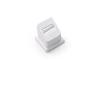 2371A-WH  WHITE LEATHERETTE SINGLE  RING STAND