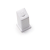 2373B/WH WHITE LEATHERETTE  RING STAND