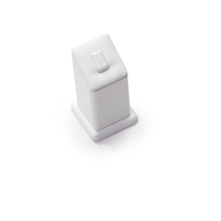 2373B/WH WHITE LEATHERETTE  RING STAND