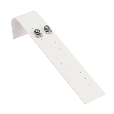 238-2L(W) Earring Ramp White Leatherette