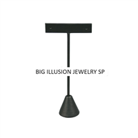240-2L /BK  T Earring Stand Black