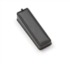 Black leatherette 5-pair hoop earring display tray