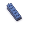 Navy Blue Leatherette 5 Ring Display Tray Jewelry Display