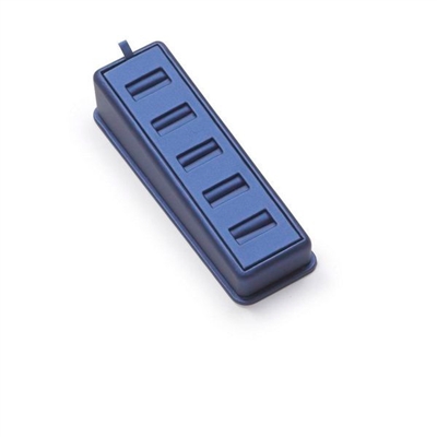 Navy Blue Leatherette 5 Ring Display Tray Jewelry Display