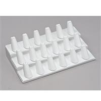 245-18L/WH White Ring Display
