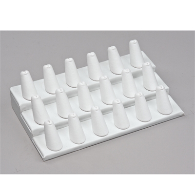 245-18L/WH White Ring Display