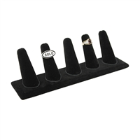 245-5(BK) Five Finger Shaped Ring Display
