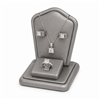 2457(SV) SILVER GRAY  LEATHERETTE COMBO DISPLAY