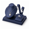 2457-A/NV NAVY BLUE PENDANT/EARRING/ RING DISPLAY