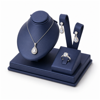 2457-A/NV NAVY BLUE PENDANT/EARRING/ RING DISPLAY