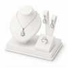 2457-A/WH WHITE PENDANT/EARRING RING