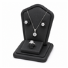 2457/BK BLACK LEATHERETTE COMBO DISPLAY