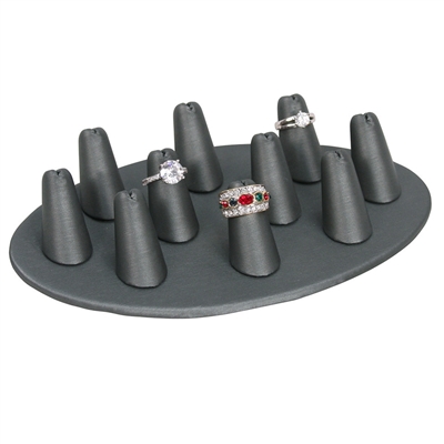 245A-10R/SG  Short Finger Oval Base Ring Display