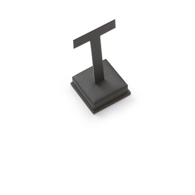 2477B/BK LEATHERETTE  EARRING  STAND BLACK