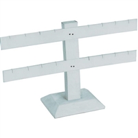 252-2L(WH) Earring Dual Bar