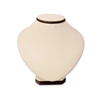 2532L-CB  CHOCOLATE/BEIGE NECKLACE STAND