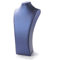 2581T/ NV  Navy Blue Leatherette Necklace Displays
