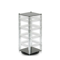 3101-1 Rotating Jewelry Earring Card Display Holder, Holds 32 Cards