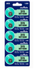 Sony muRata 315 SR716SW 1.55V Silver Oxide Watch Battery 5 Pack