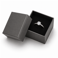 3181/BK CARDBOARD RING BOX BLACK