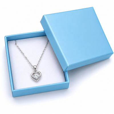 3184/MB  BLUE/WHITE PENDANT BOX
