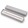 Elegant silver paper bracelet jewelry box with bracelet