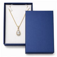 3188 NV/ NAVY BLUE CARDBOARD NECKLACE BOX