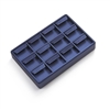 3504/NV NAVY BLUE 12 EARRING TRAY