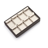 3508/CB CHOCOLATE- BEIGE  8 EARRING TRAY