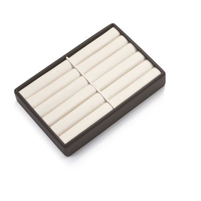 3513/ CB LEATHERETTE 10 BANGLE TRAY