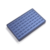 3601R/NV NAVY BLUE LEATHERETTE 54-SLOT RING DISPLAY