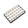 3604E/CB CHOCOLATE BEIGE 28 EARRING TRAY