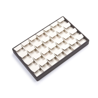 3604E/CB CHOCOLATE BEIGE 28 EARRING TRAY