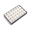 3605ET/ CB CHOCOLATE/BEIGE 28 T EARRING