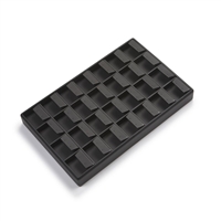 3609/BK BLACK 28 VERTICAL EARRING TRAY