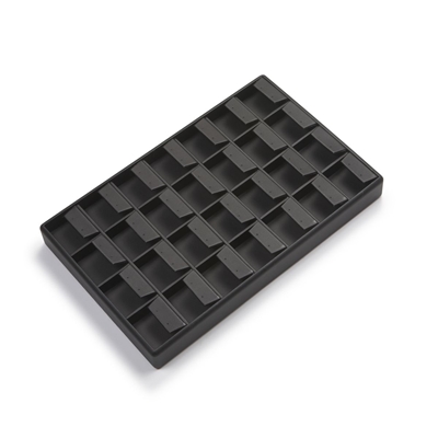 3609/BK BLACK 28 VERTICAL EARRING TRAY