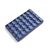 3609E/NV  NAVY BLUE 28 VERTICAL EARRING TRAY