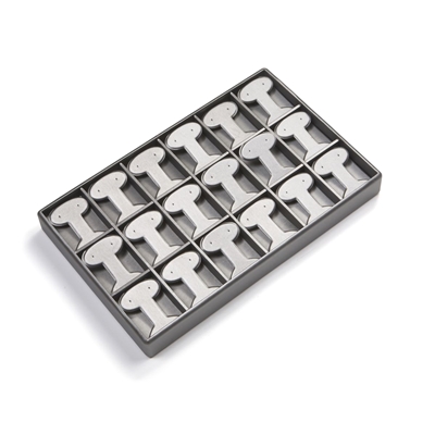 3610/SV 18 Silver Gray T-EARRING TRAY