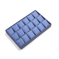 3623/NV Navy Blue Leatherette Pendant Tray Display