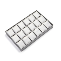 3623/SV LEATHERETTE  18 PENDANT TRAY