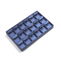 3624E/NV  NAVY BLUE 18 EARRING TRAY