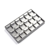 3624/SV SILVER GRAY 18 EARRING TRAY