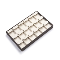 3624E/CB CHOCOLATE/BEIGE 18 EARRING