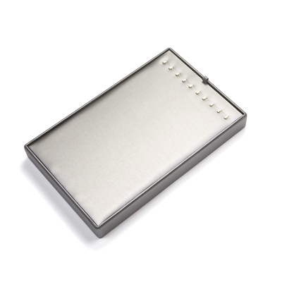 3629CC/SV  SILVER GRAY CHAIN TRAY