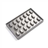 3633/SV  SILVER/GREY 20 RING