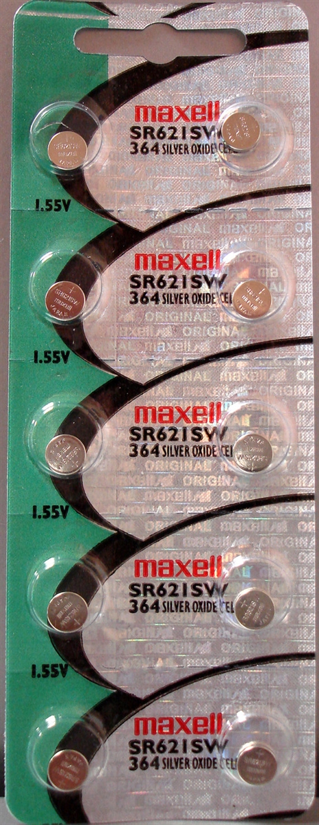 SR621SW Seiko Instruments, Batterie, 1.55 V, SR60
