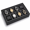 3640/BK Black Leatherette 8-Watch Display Tray