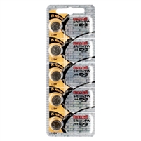366- Maxell 366 (SR1116SW) Silver Oxide Watch Battery 1.55V â€“ 5 Pack